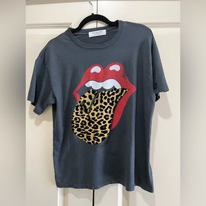 Rolling Stones Leopard Tongue Tour Tee in Vintage Black
DAYDREAMER Free People